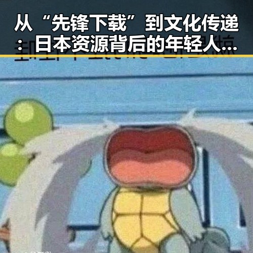 从“先锋下载”到文化传递：日本资源背后的年轻人变化